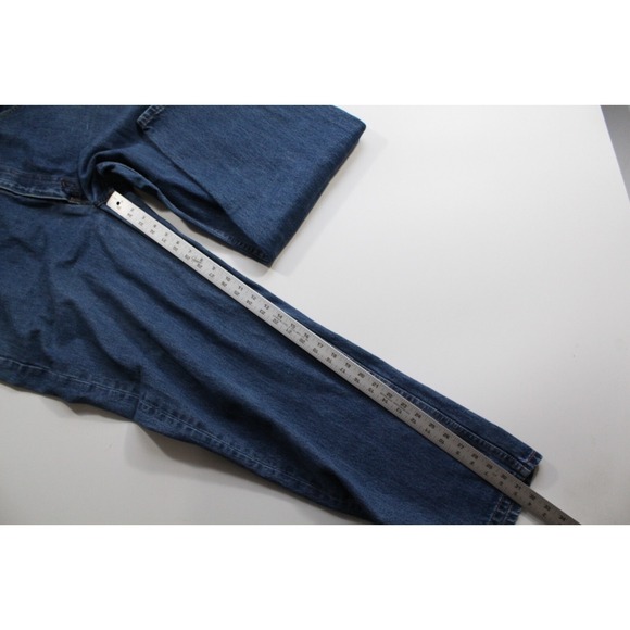 Levi's 550 Men's Jeans Size 42x31 (Tag 42x32) Blue Denim Relaxed Fit Levi Pants - Picture 9 of 12